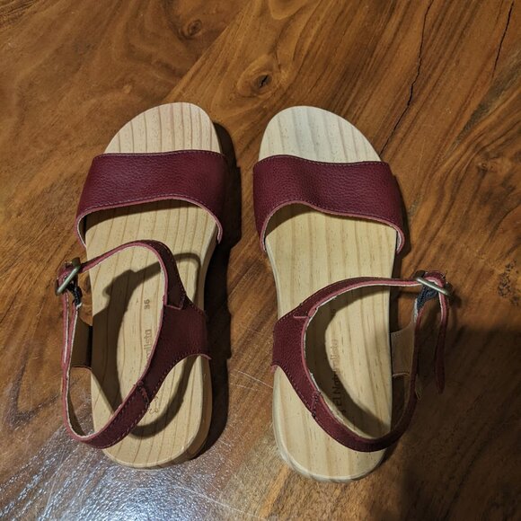 El Naturalista - Path Shokunin Wooden Heel Sandals N5831T | Size 36 | Path Rioja - Picture 11 of 16